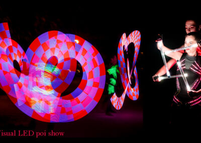 Visual LED poi logo poi show