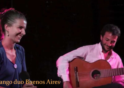 Tango duo zangeres gitaar Buenos Aires