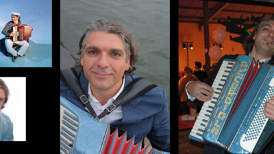 Accordeonist troubadour
