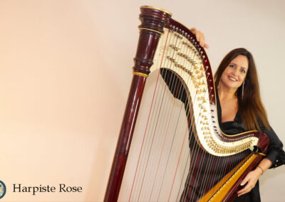 Harpiste Rose (licht) klassieke muziek