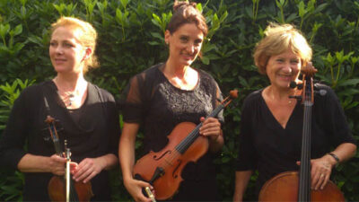 Klassiek ensemble Divertimento, dames trio bestaande uit viool, cello en piano
