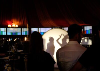 Burlesque jaren 20 openingsact schaduwdan