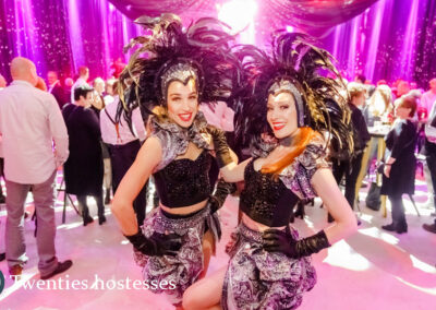 Hostesses thema jaren 20 feest Great Gatsby ontvangst dames