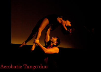 Acrobatisch tango duo