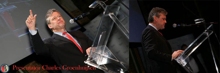 Dagvoorzitter, discussieleider en presentator Charles