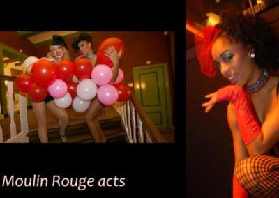 CanCan danseressen Moulin Rouge show en acts