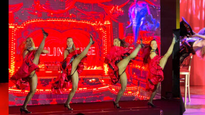 CanCan danseressen Moulin Rouge show en acts