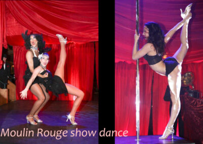 CanCan danseressen Moulin Rouge show en acts