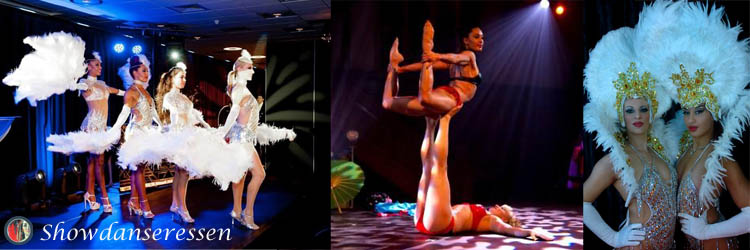 Showdanseressen Eva grondacrobatiek