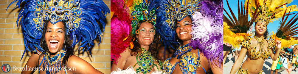 Braziliaanse danseressen en percussie