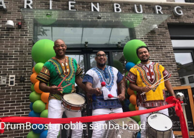 DrumBoost Brassband Sambaband mobiele drumact