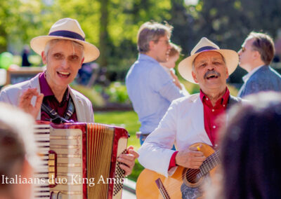 mobiele Italiaanse muziek duo trio