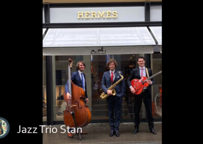 Jazz trio Saxofonist Stan