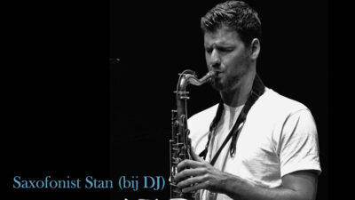 Saxofonist Stan DJ sax solo jazz trio