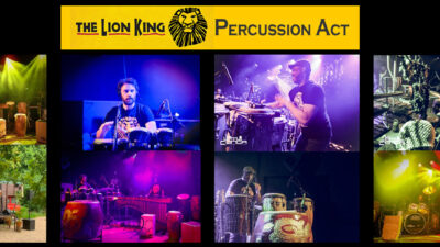 Percussion act Lion King foto ERWIN KLOMP