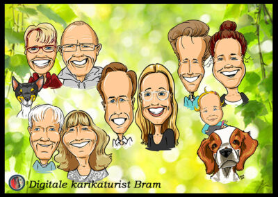 Karikaturist sneltekenaar animatie act Bram