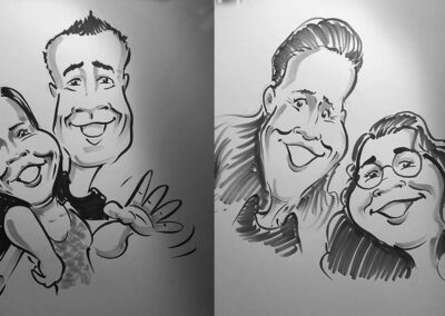 Karikaturist sneltekenaar animatie act Bram