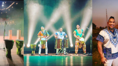 Afirkaans entertainment percussie act African DrumBoost