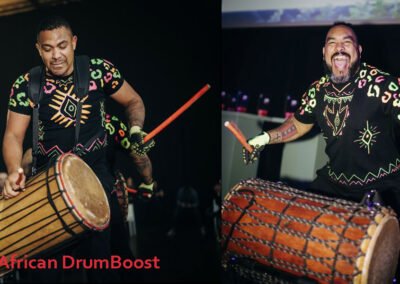 Afrikaans entertainment percussie act African DrumBoost