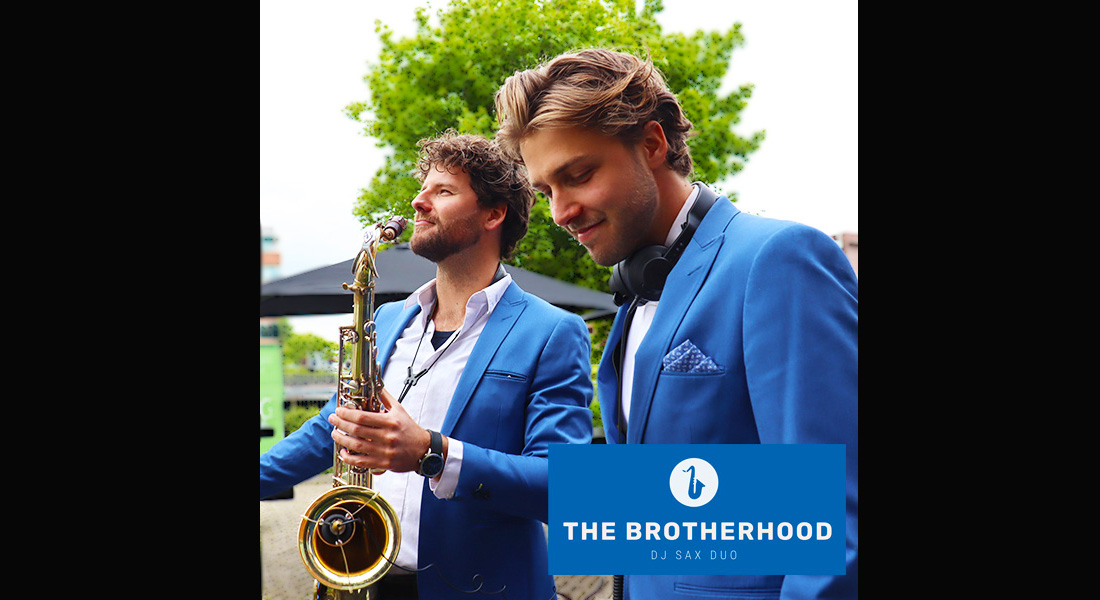 DJ sax duo The Brotherhood DJ sax duo The Brotherhood lounge, dance background music