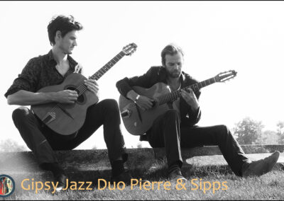 Gipsy jazz duo Piere & Sipps Franse swing jazz hotclub de France duo