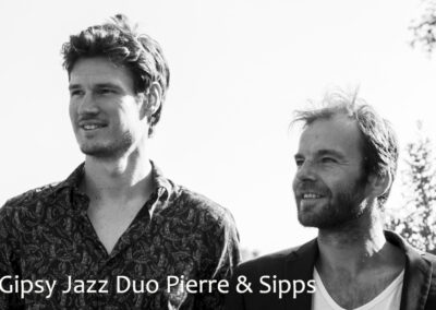 Gipsy jazz duo Piere & Sipps Franse swing jazz hotclub de France duo