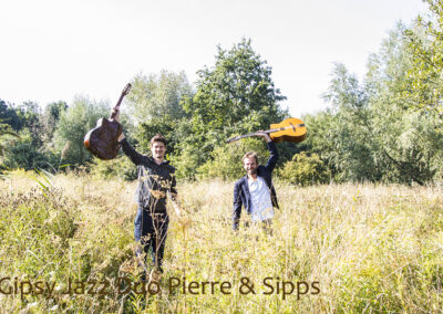 Gipsy jazz duo Piere & Sipps Franse swing jazz hotclub de France duo