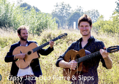 Gipsy jazz duo Piere & Sipps Franse swing jazz hotclub de France duo