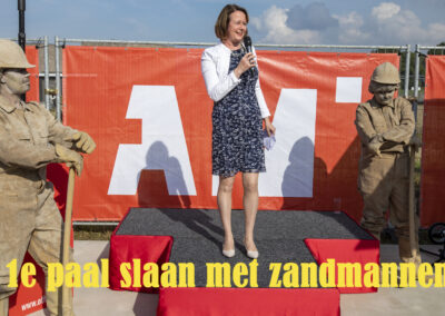 Levend standbeeld - interactief, animatie zandmannen