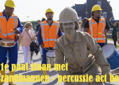 Levend standbeeld - interactief, animatie zandmannen