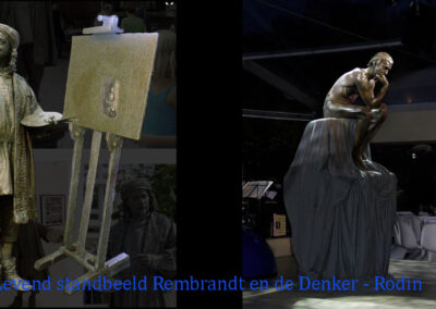 Levend standbeeld Rembrandt