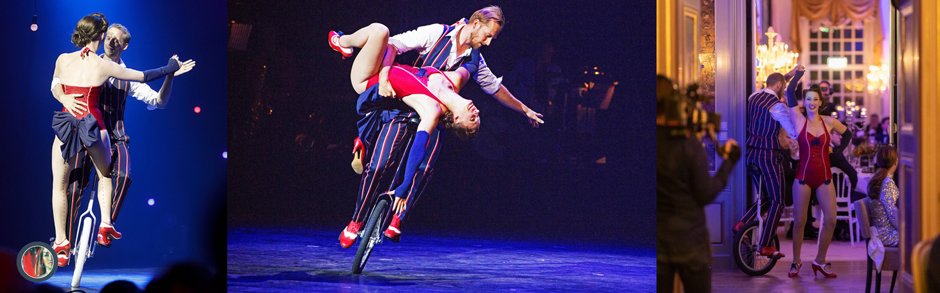 Acrobatisch duet – circus act